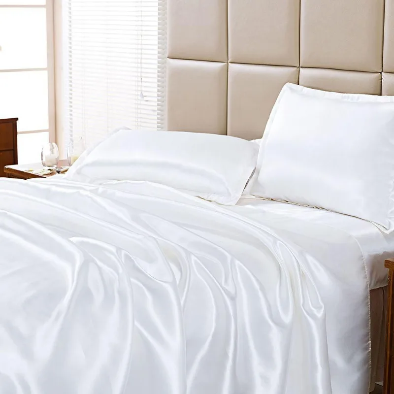 Jogo De Cama Lençol Cetim Charmousse Queen 4Pçs-Bra