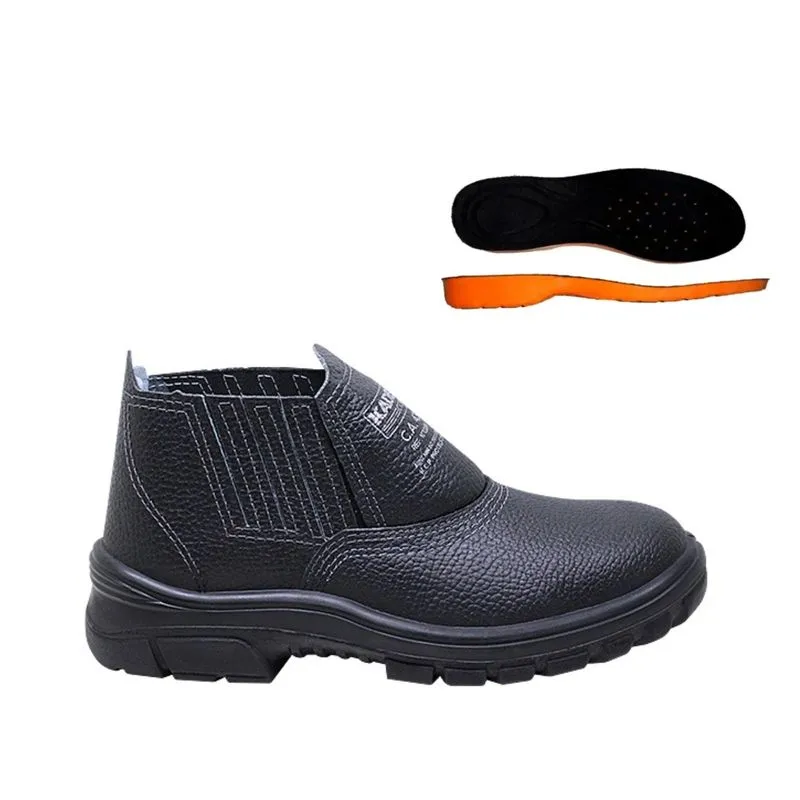 Bota Segurança Kadesh Combat 1000elastico Bico Pvc Couro C.a