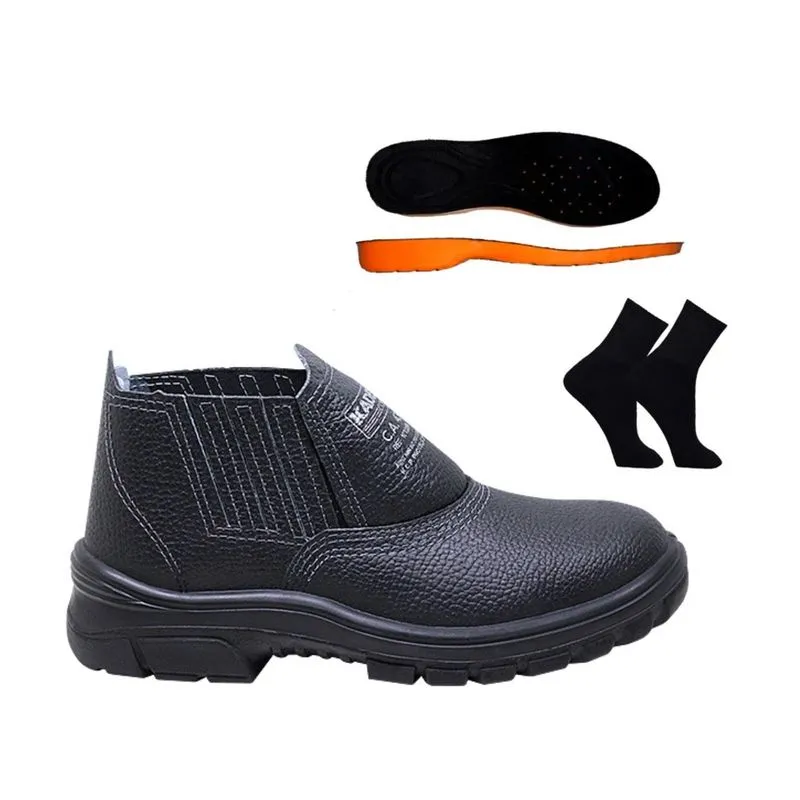 Bota Segurança Kadesh Combat Bico Pvc + Palmilha Anatômica +