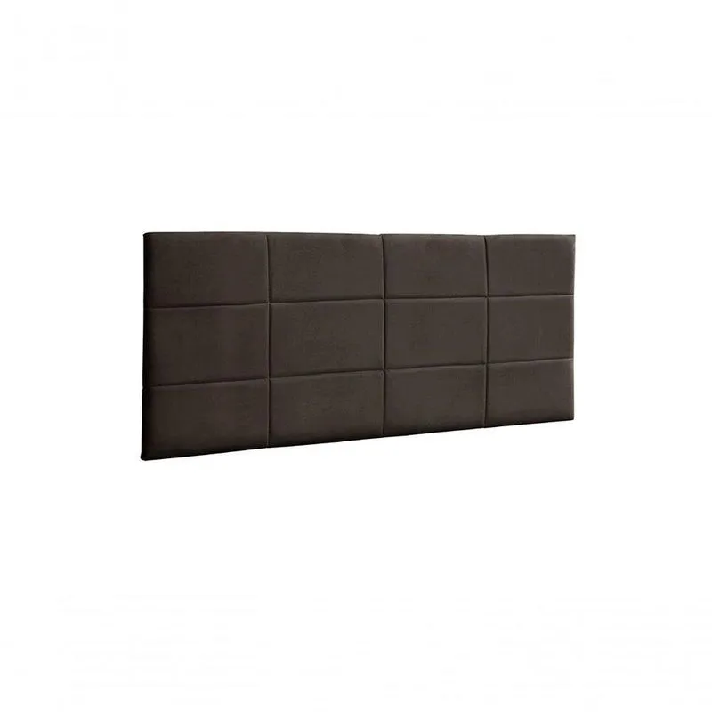 Cabeceira Painel Raissa Cama Box 158cm Dimartins marrom
