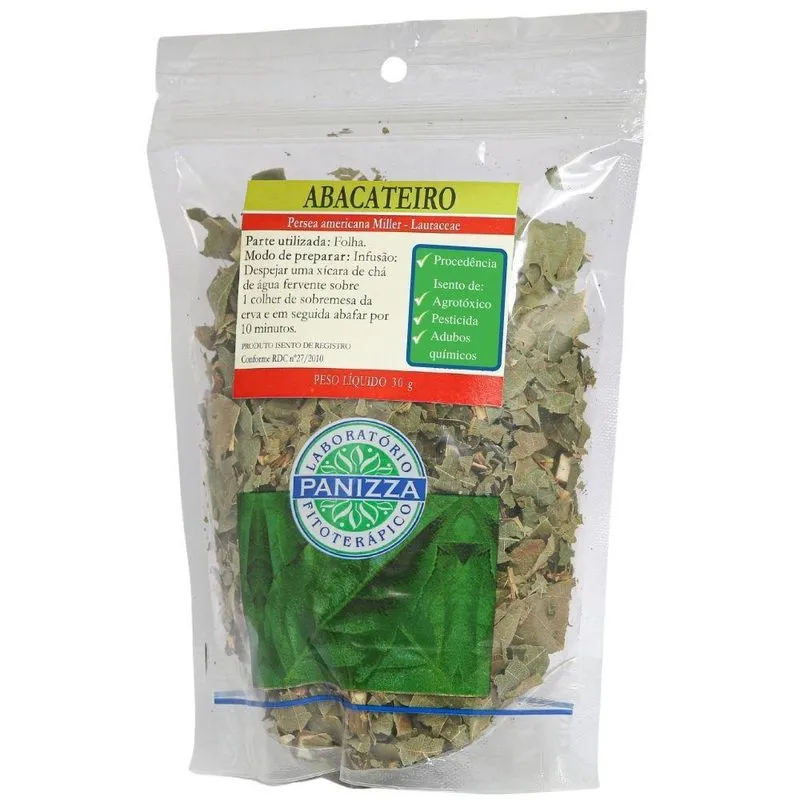 Abacate Chá Da Folha Do Abacateiro Panizza 3 Un 30g Cada