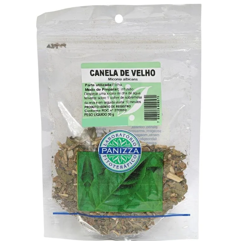 Canela De Velho Chá Das Folhas Panizza 3 Unid 30 Gramas Cada