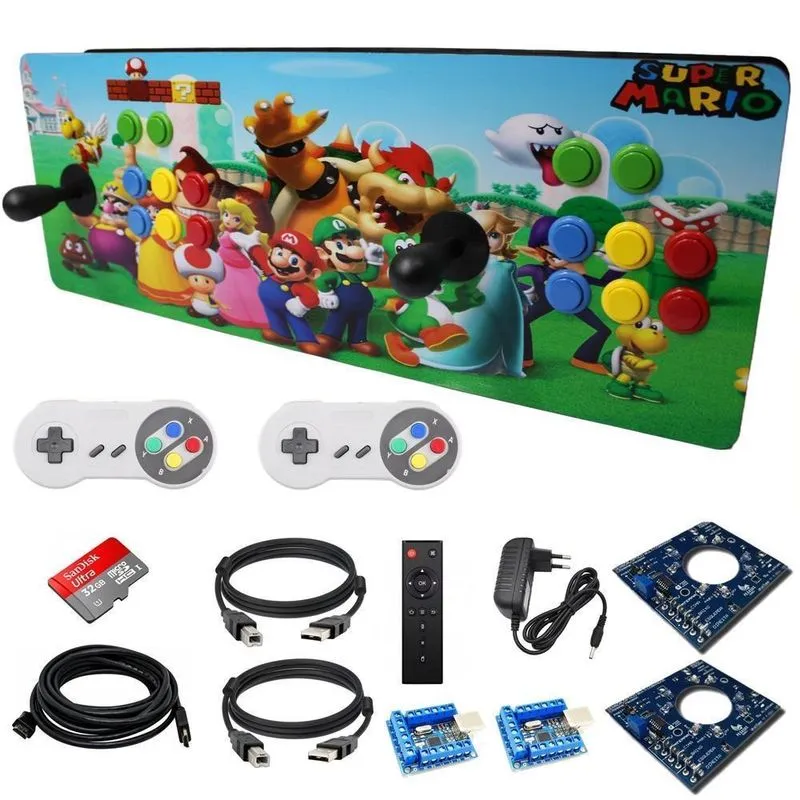 Video Game Arcade Completo 3 em 1 com Sensor Óptico
