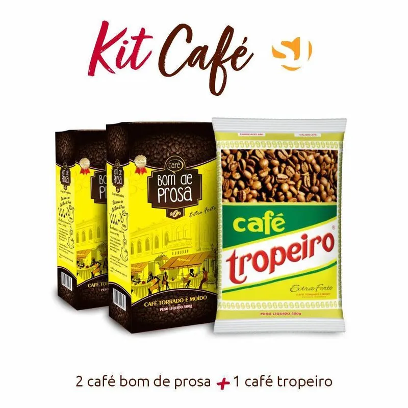 Café Tropeiro + 2 Unidades Café Bom De Prosa