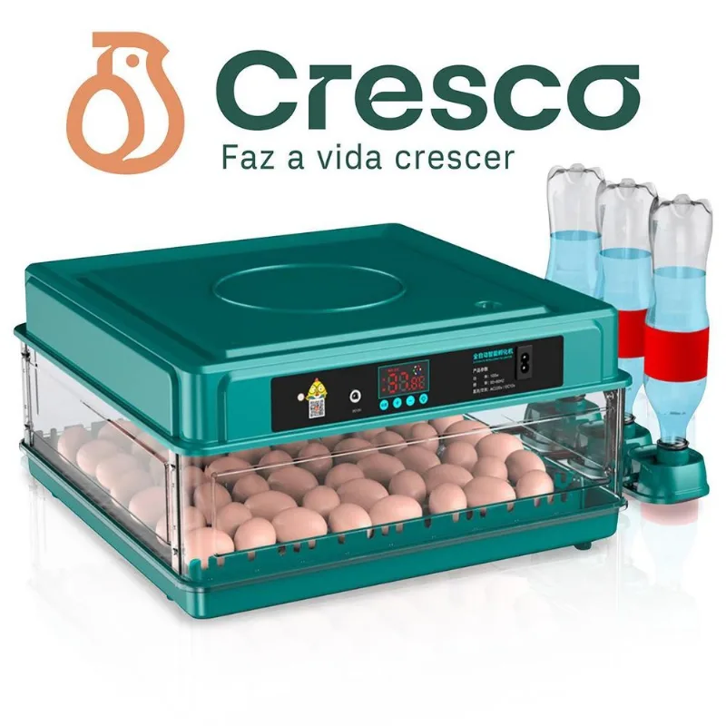 Chocadeira Automática Bateria 12v Tanque Água 130 Ovos 110 V