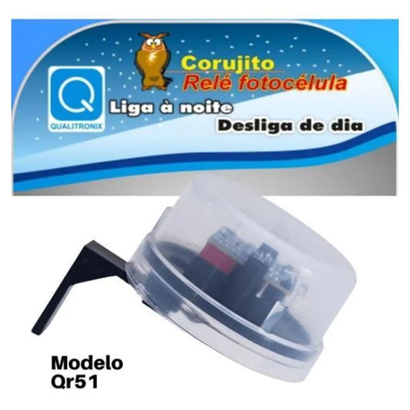 Corujito Rele Sensor Liga Ao Escurecer Desliga Ao Clarear