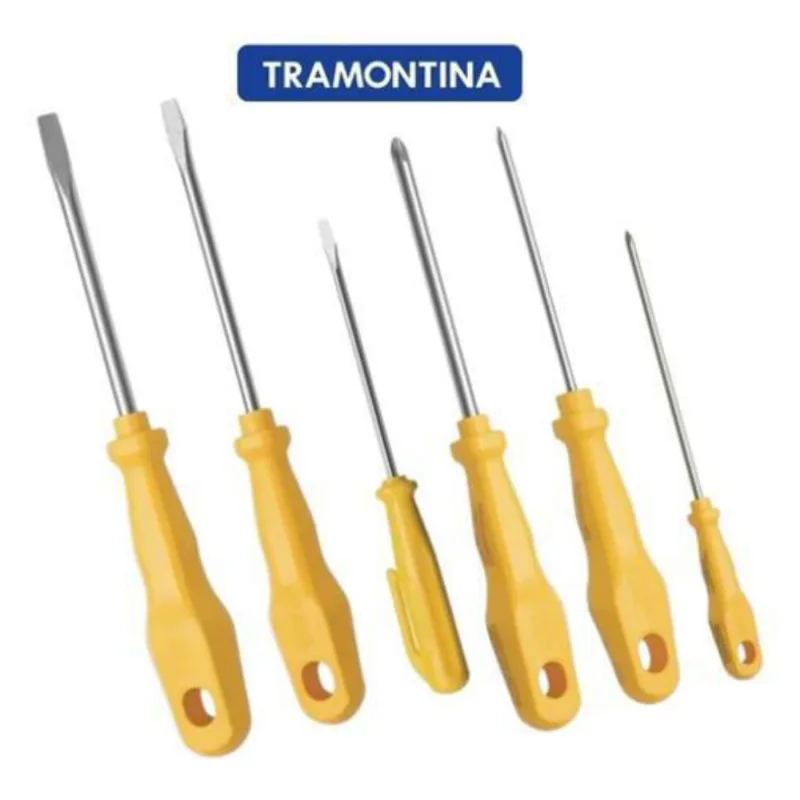 Kit Chave De Fenda Isolada Intercambiáveis 6 Pçs Tramontina