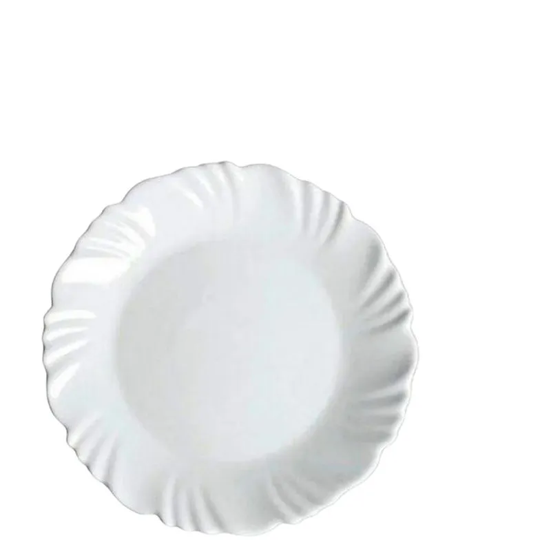 Kit Pratos Pétala Duralex 6 Raso + 6 Fundo + 6 Sobremesa