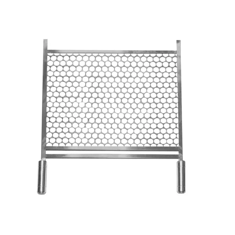 Grelha Moeda Churrasco Inox 40x40