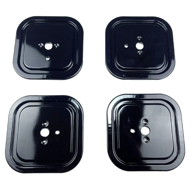 Kit Base Trempe Para Fogão Mueller Piacere Vetro 4 Bocas