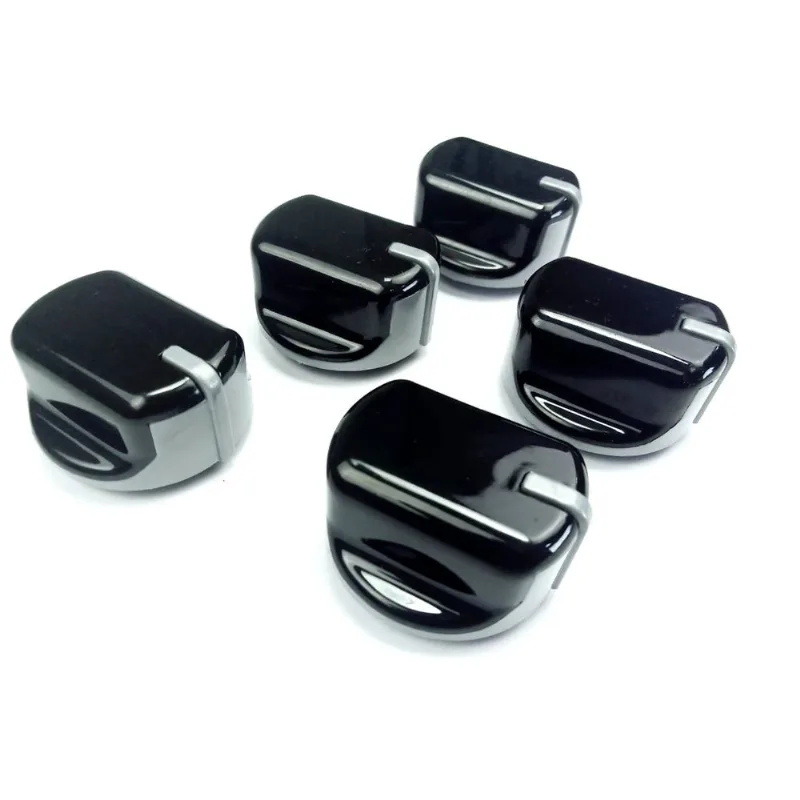 Kit 5 Botões Fogão Atlas Top Gourmet Glass 4 Bocas