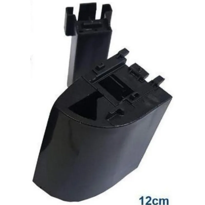 Kit Pés 12cm Preto Para Fogão Esmaltec Jade Agata