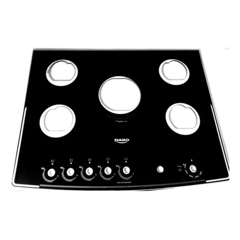 Mesa de Vidro para Fogão Dako Supreme Turbo Cook 5 Bocas