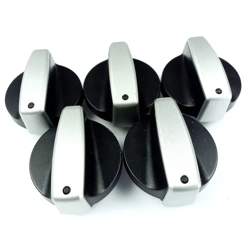 Kit 5 Botões Manipulador Para Fogão Itatiaia Waves 4 Bocas