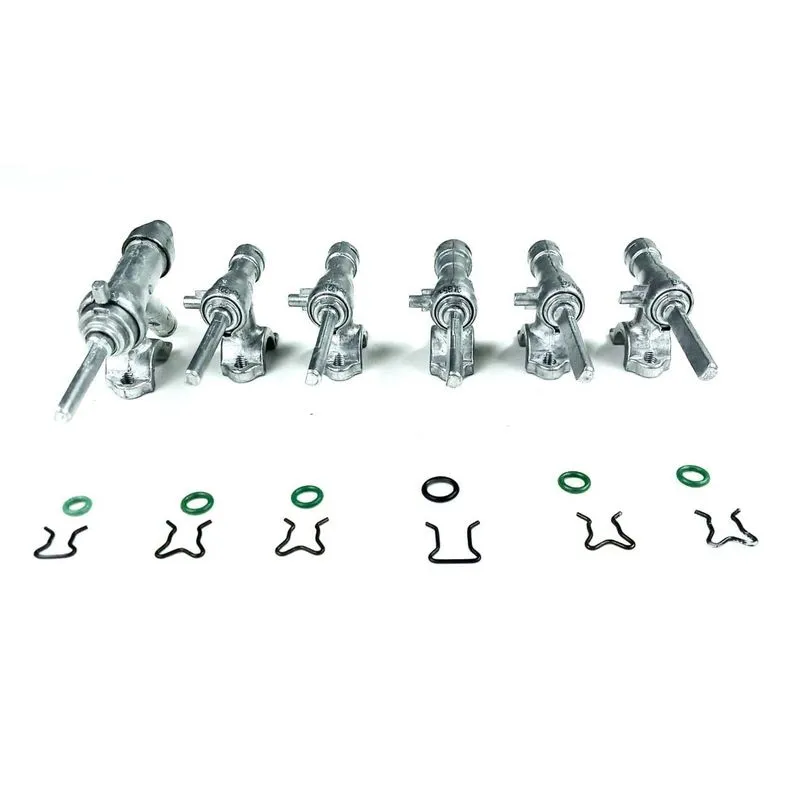 Kit Registro Ramal Completo Fogão Atlas Utop Glass 5 Bocas