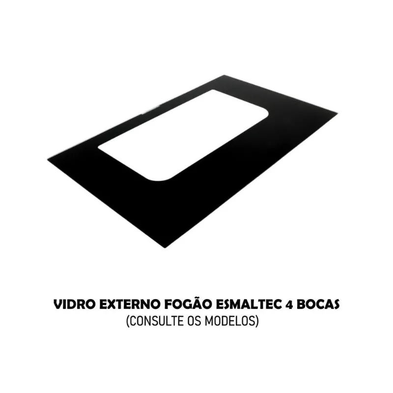 Vidro Externo Porta Forno Fogão Esmaltec Bali Caribe Veneza
