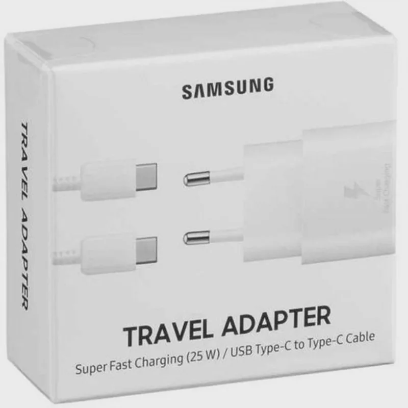 Carregador Samsung Branco Turbo 25W Galaxy A52 SM-A525