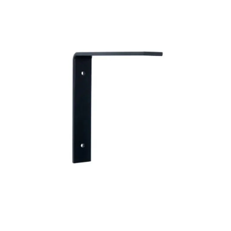 Suporte em L prateleira 15cm Estilo Industrial Preto
