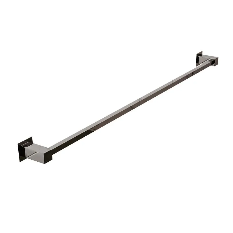 Toalheiro Inox 80cm Vinci, Porta Toalha Inox 304, Banheiro