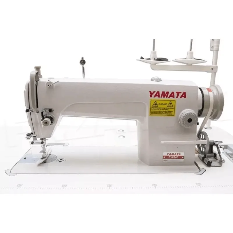 Máquina De Costura Industrial Reta Yamata+led ( Maquina+mesa+motor)