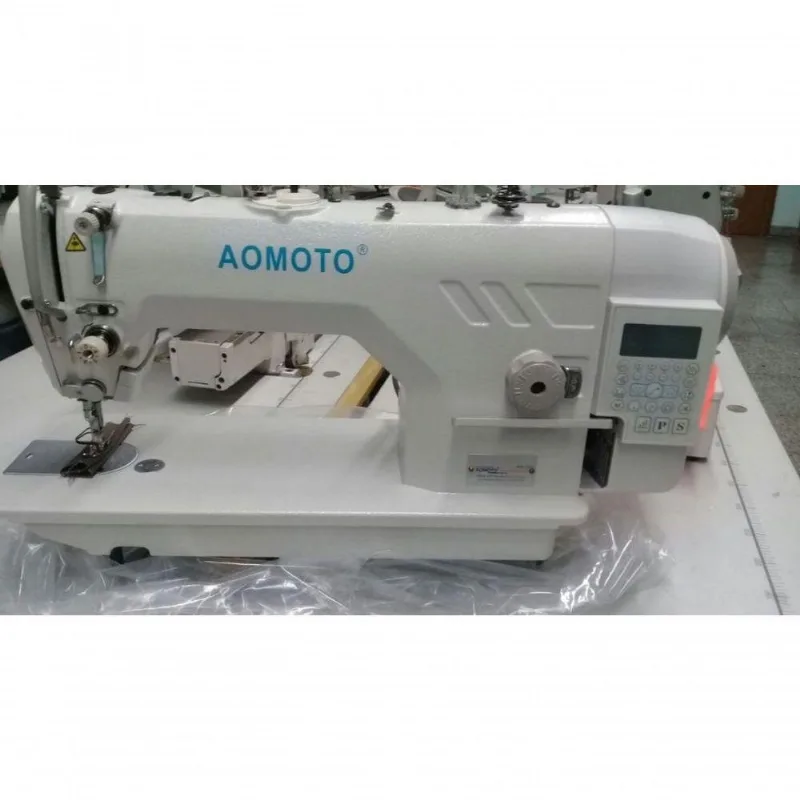 Máquina de Costura Reta Eletrônica Industrial 9200-D4 com Motor Direct Drive 550W 110V Aomoto