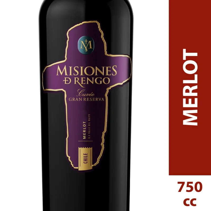 Vino Misiones de Rengo Cuvée Merlot 750 cc