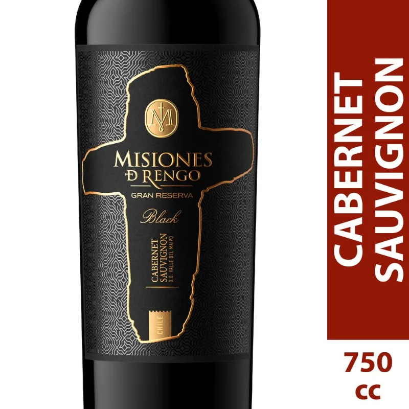Vino Misiones de Rengo Black Cabernet Sauvignon 750 cc