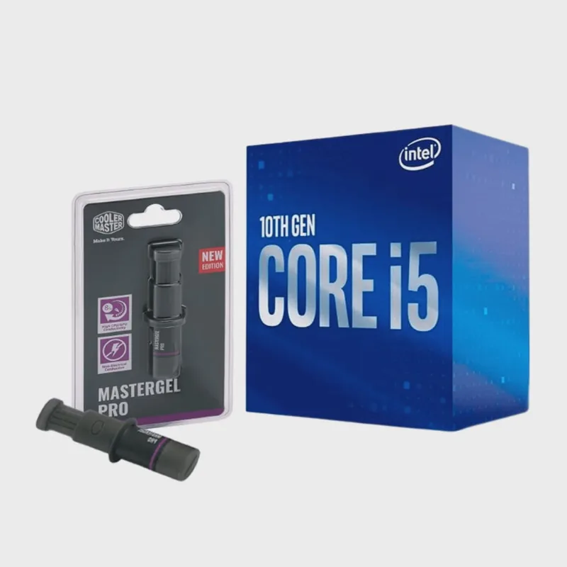 Kit Processador Intel Core i5 10400F E Pasta Térmica Cooler Master