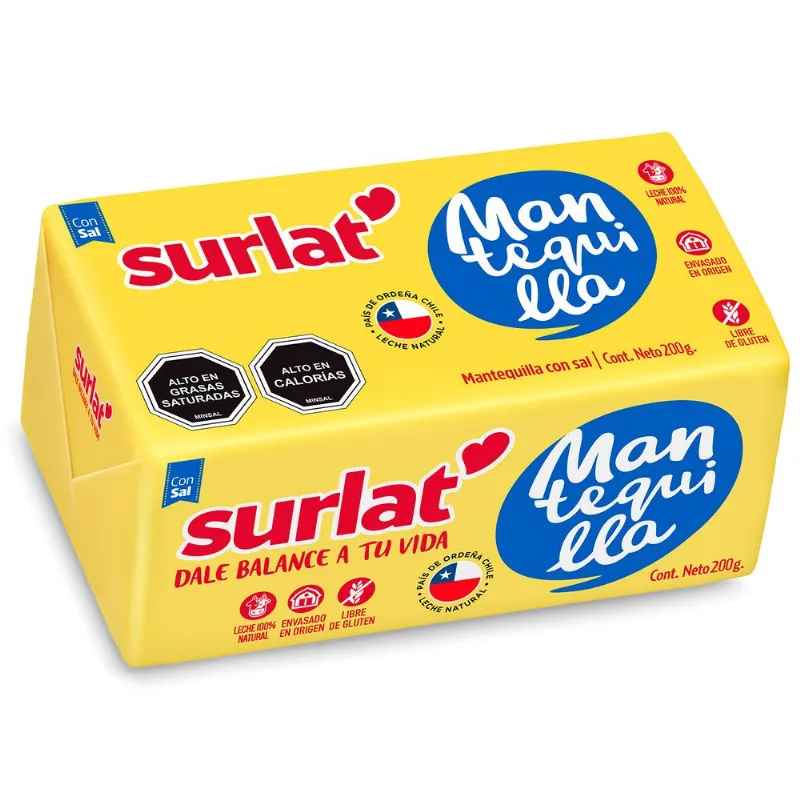 Mantequilla Surlat con Sal 200 g