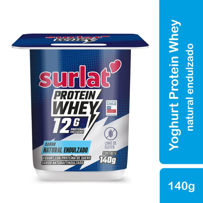 Yogurt Surlat Whey Protein Natural 140 g