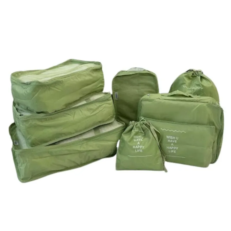 Organizador Necessaire Mala Viagem Kit 8 Peças Coleção