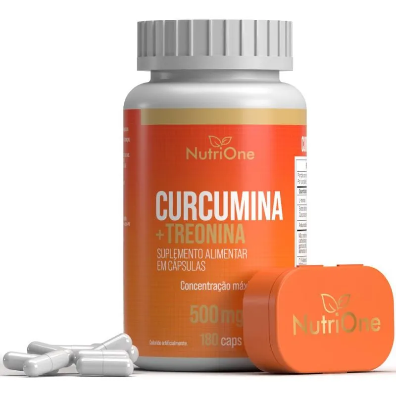 Curcumina 95% Concentrada 180 Caps 500mg - Nutrione
