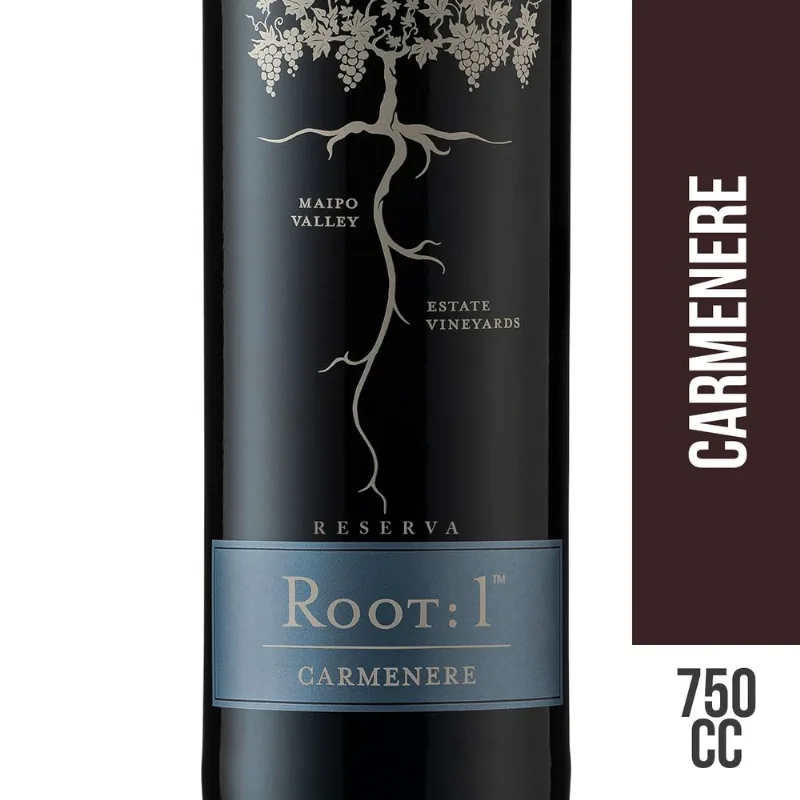 Vino Carmenere Viña Ventisquero Root 1 Reserva 750 cc