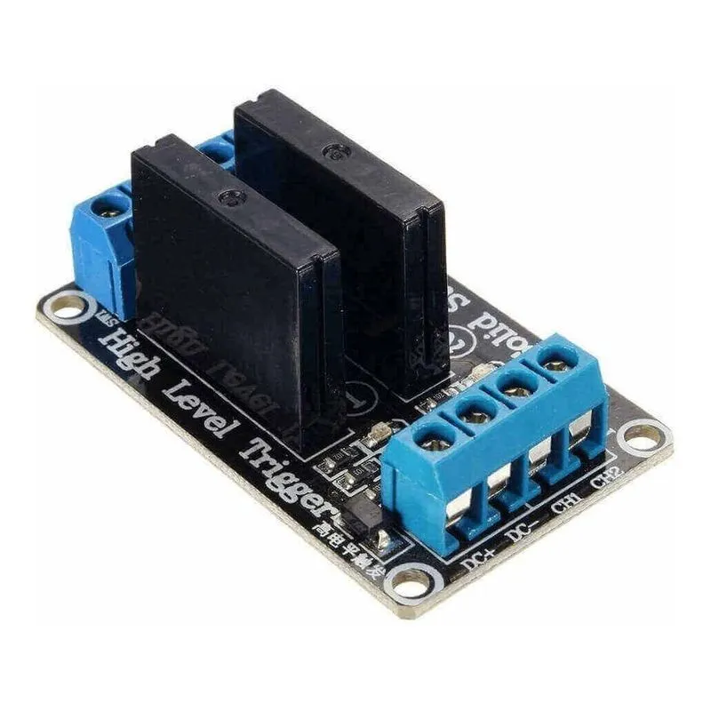 Módulo Rele De Estado Solido Ssr - 2 Canal 5v / 2a