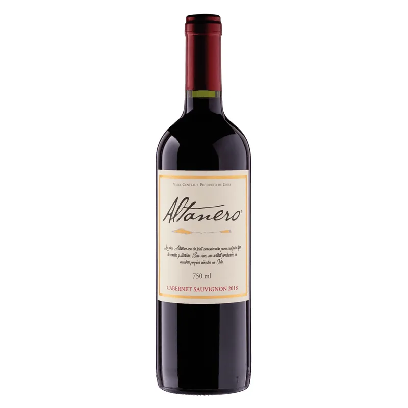 Vinho Altanero Cabernet Sauvignon Chileno 750ml