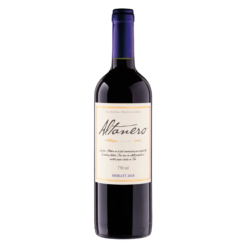 Vinho Altanero Merlot Chileno 750ml