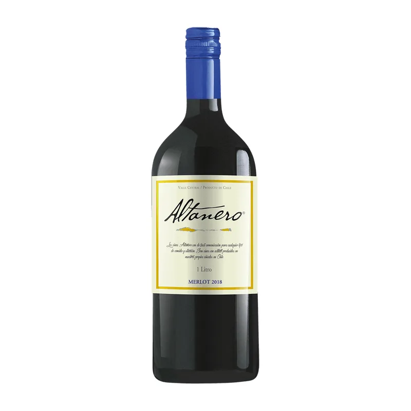Vinho Altanero Merlot Chileno 1L
