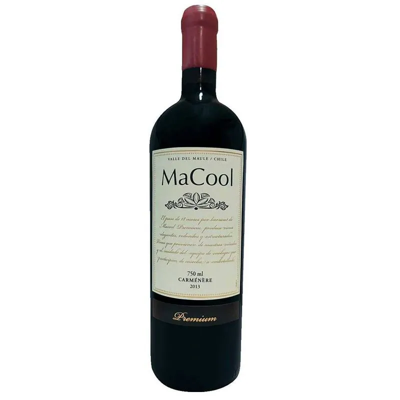 Vinho Chileno Macool Premium Camenère 750ml
