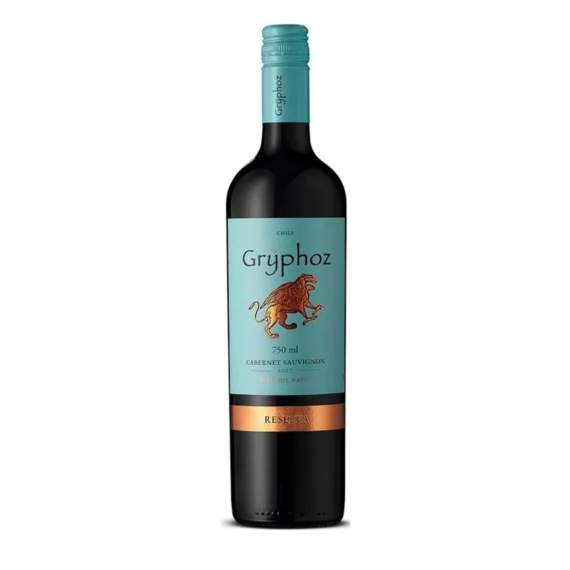 Vinho Chileno Gryphoz Res Cabernet Sauvignon 750ml