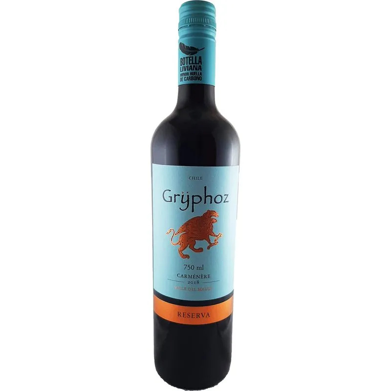 Vinho Chileno Gryphoz Reserva Camenère 750ml