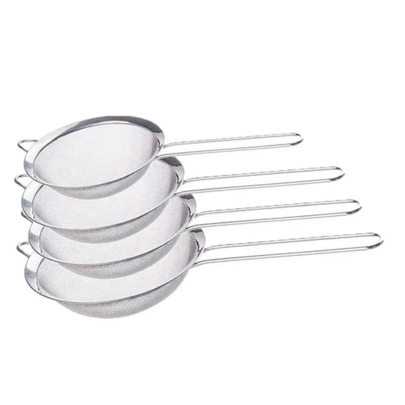 Jogo 4 Peneiras Aço Inox 12/16/20/24cm Pratic Chef Paramount