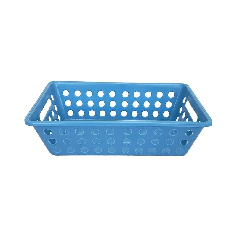 Cestinha Organizadora 29 X 19 X 8cm Gavetas E Armario Azul