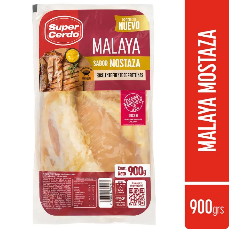 Malaya Mostaza de Cerdo Super Cerdo 900 g