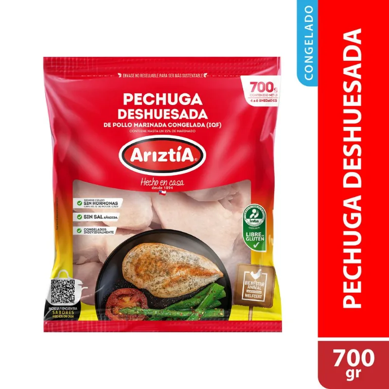 Pechuga de Pollo Deshuesada Ariztía 700 g