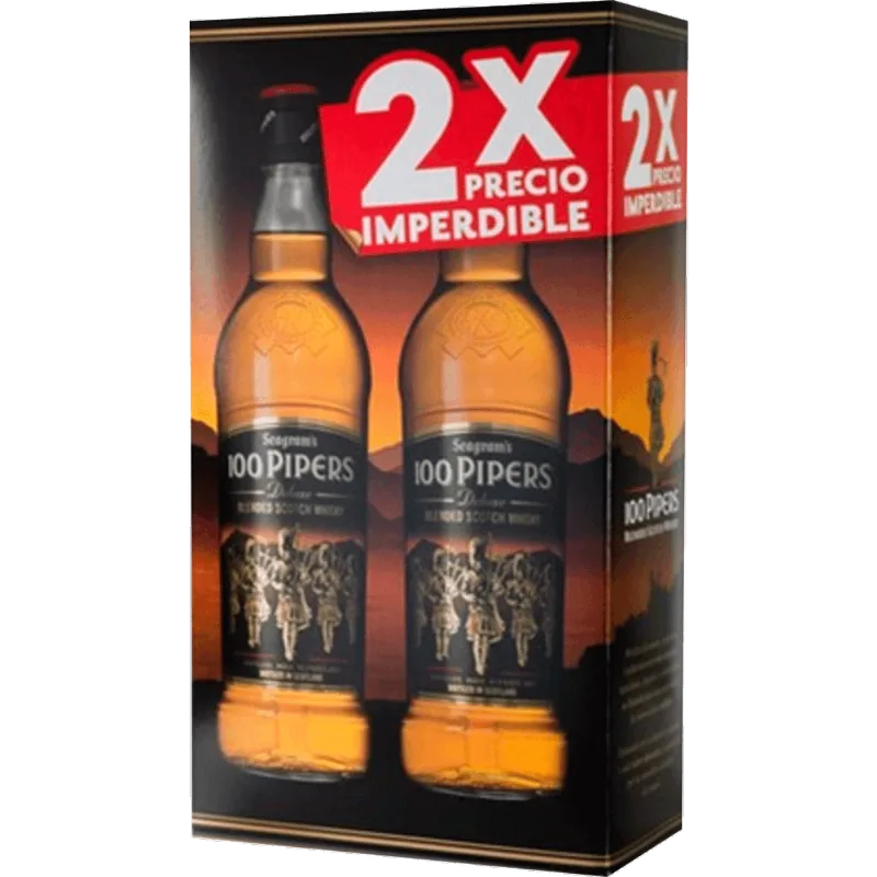 Pack Whisky 2 un. 750 cc