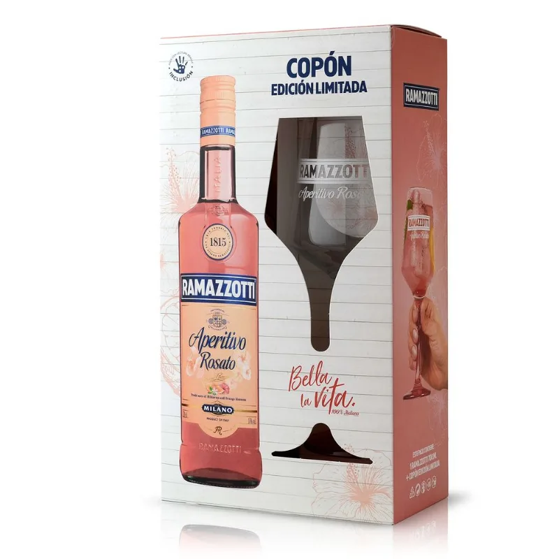 Pack Licor Ramazzotti 700 cc + Copón