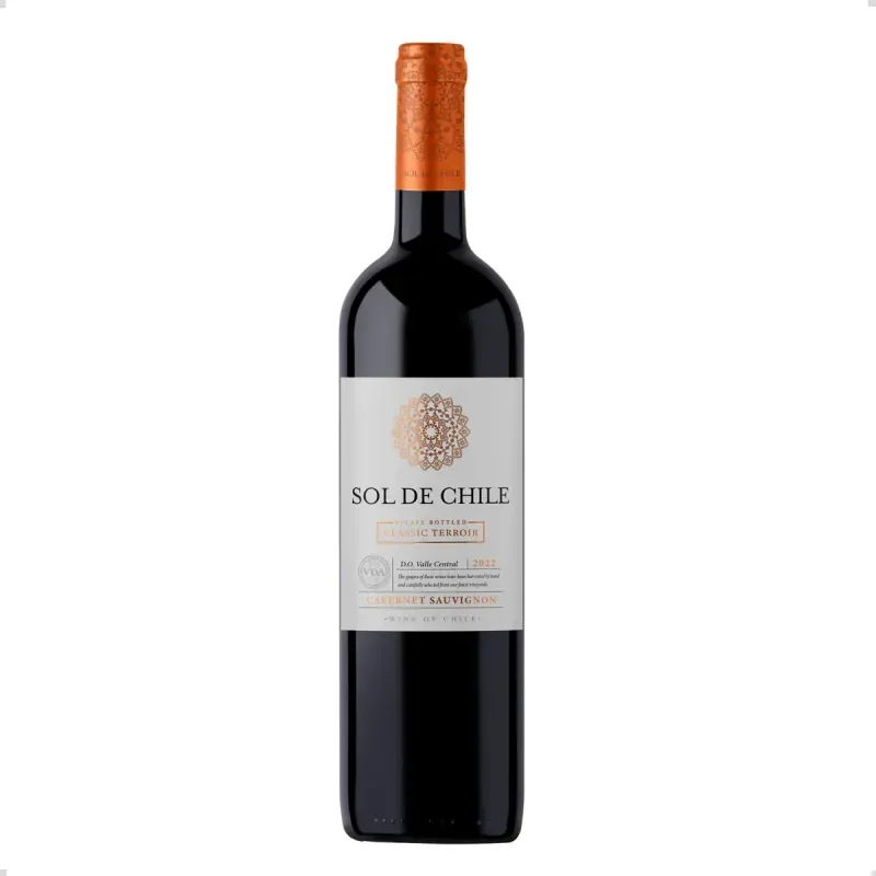 Vinho Chileno Sol de Chile Varietal Cabernet Sauvignon 750ml