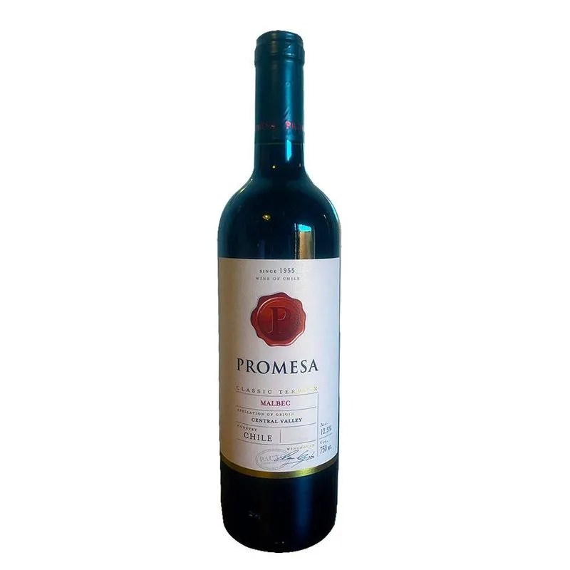 Vinho tinto seco malbec - promesa 750ml