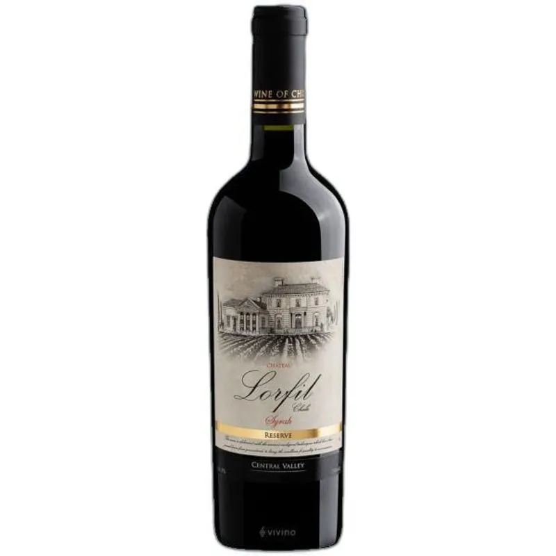 Vinho Tinto Château Lorfil 750ml Chile Reserve Syrah Central