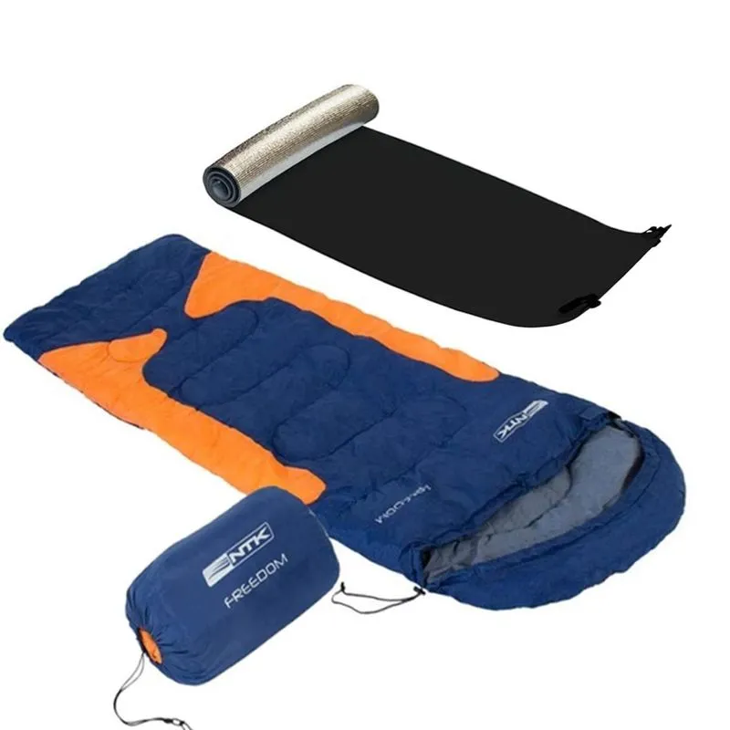 Kit Acampamento Saco Dormir Freedom + Isolante Termico Ntk